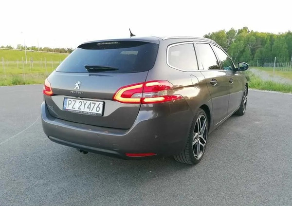 Peugeot 308 cena 38888 przebieg: 245000, rok produkcji 2014 z Chmielnik małe 92